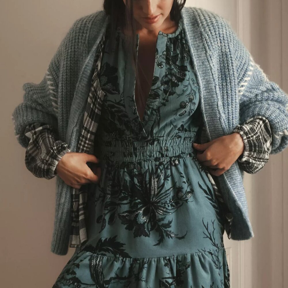 The Somerset Corduroy Mini Dress M NwoT